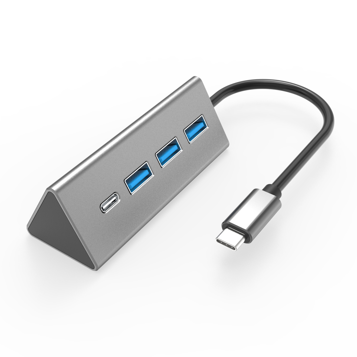  Type C 转 三口USB3.1 A 加 C 母